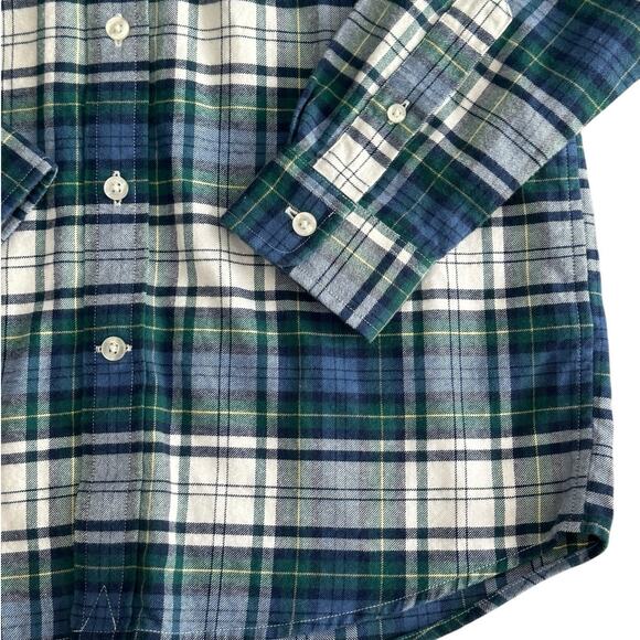 VINEYARD VINES Boys Flannel Whale Button Down Medium NWT - Picture 4 of 6